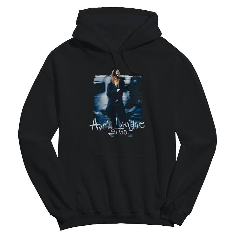 アニメ文字記号 レディース トップス プルオーバー パーカー グラフィック Licensed Character Juniors\u0027 Avrilavigne Let Go Graphic Hoodie Black 黒いこと