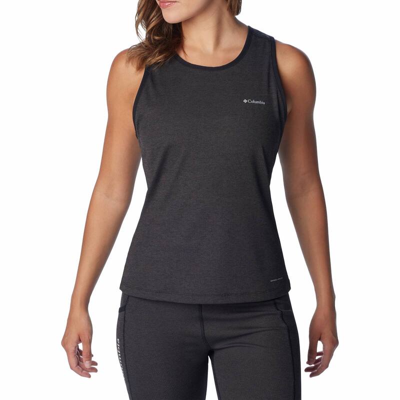 コロンビア レディース トップス ティーシャツ Women\u0027s Columbia Hike II Performance Tank Top Black Heather 黒いこと レディースファッション-Tシャツ・カットソー-トップス