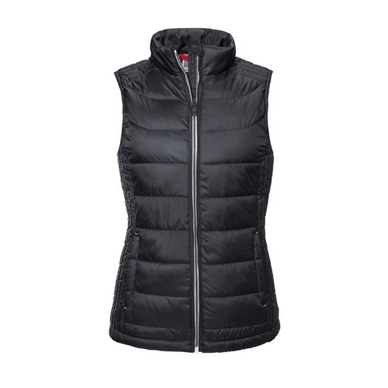 ラッセルアスレチック レディース アウター 上衣・上衣 Russell Athletic Russell Womens/Ladies Nano Body Warmer Black 黒いこと