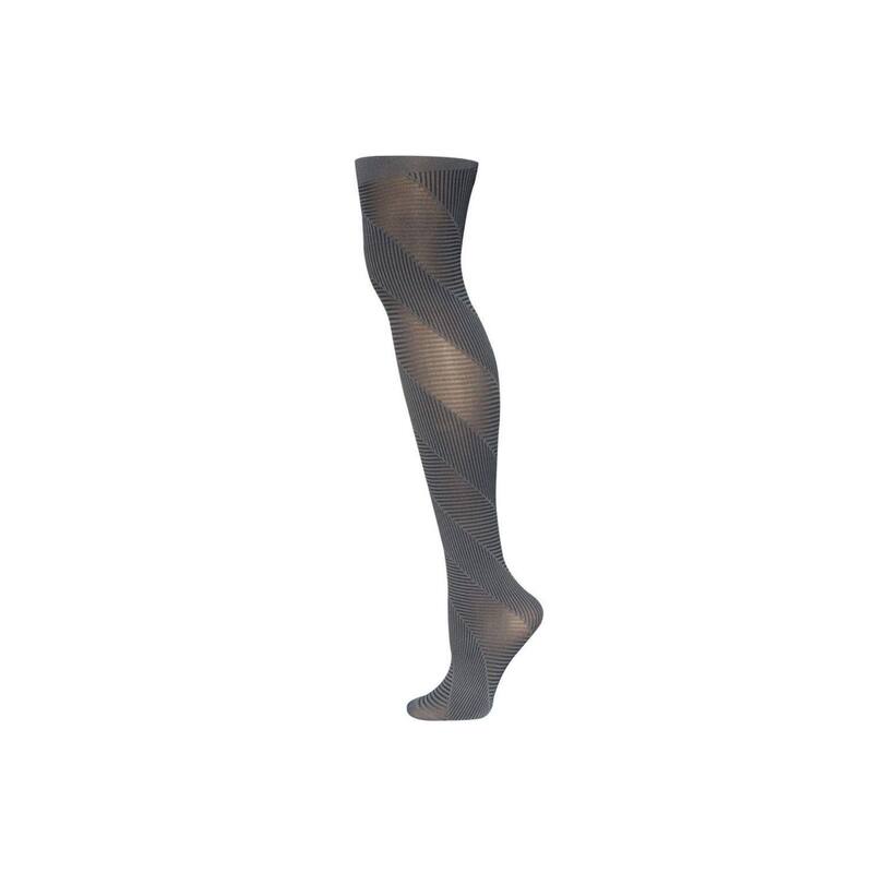 メモイ レディース アンダーお召しもの ソックス シアー MeMoi Retroactive Semi-sheer Fashion Tights Cloudy Skies