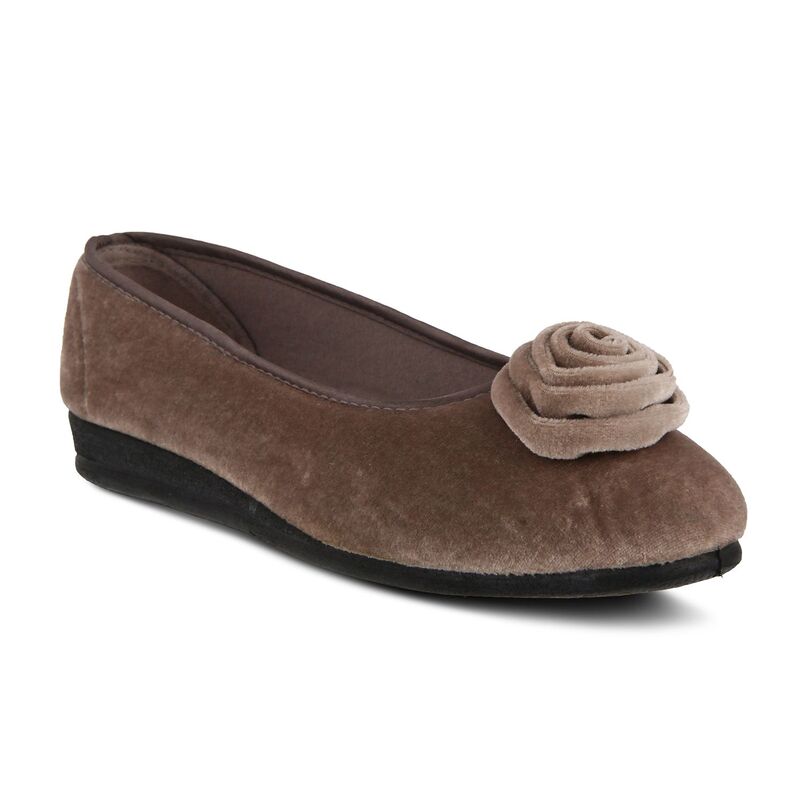 フレクサス レディース シューズ サンダル Flexus by Spring Step Roseloud Women's Ballet Flats Light Gray グレー