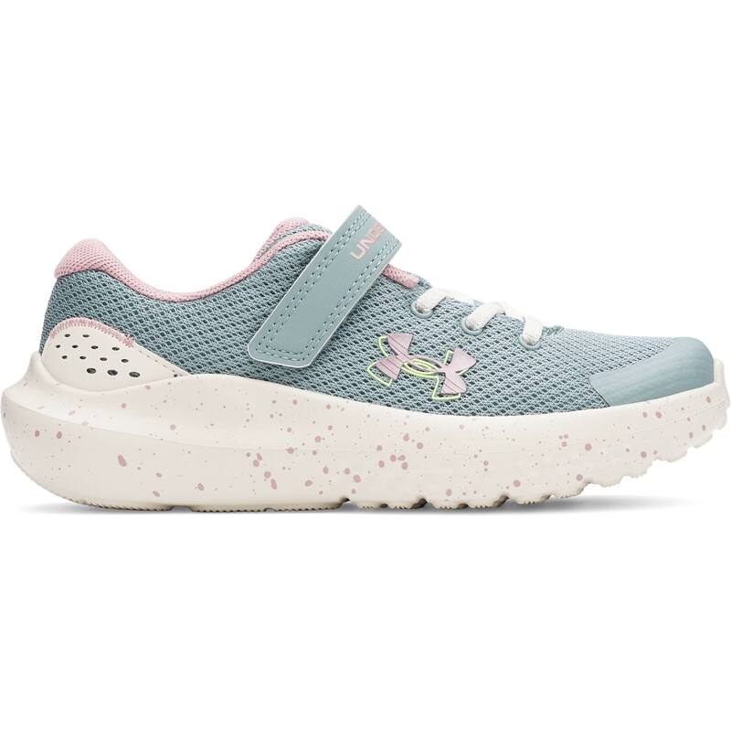 アンダーアーマー レディース シューズ スニーカー Under Armour Surge 4 AC Little Kids Running Shoeserpentine Stone 石ころ