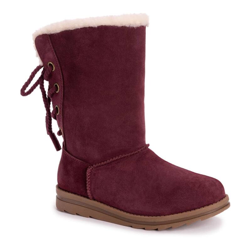 ムクルクス レディース シューズ ブーツ・レインブーツ スエード MUK LUKS Ziggy Rodeo Womenuede Winter Boots Bordeaux