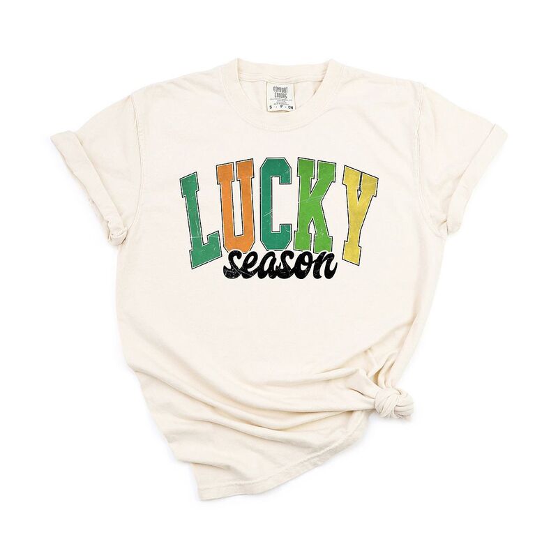 Simply Sage Market レディース トップス ティーシャツ Simply Sage Market Lucky Season Garment Dyed Tees Ivory 象牙色 Tシャツ・カットソー-レディースファッション