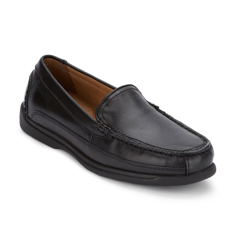 ドッカーズ レディース シューズ スリッポン・ローファー なめし革 Men\u0027s Dockers Catalina Leather Casualoafer Shoe Black 黒いこと