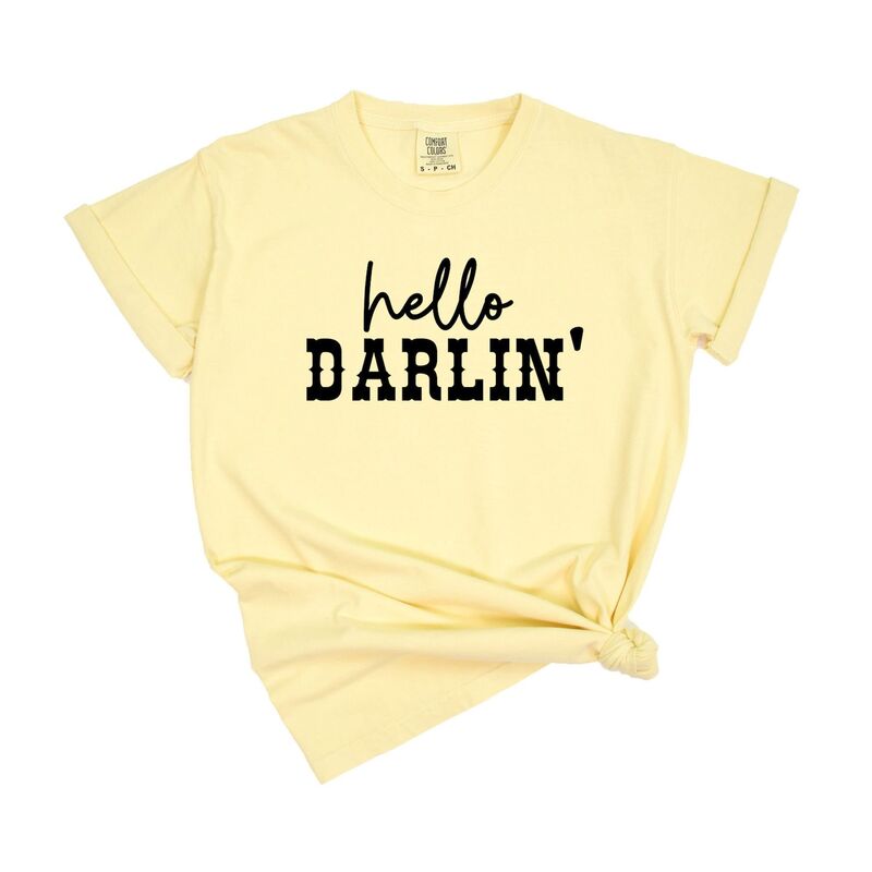 Simply Sage Market レディース トップス ティーシャツ Simply Sage Market Hello Darlin\u0027 Garment Dyed Tees Butter レディースファッション-Tシャツ・カットソー