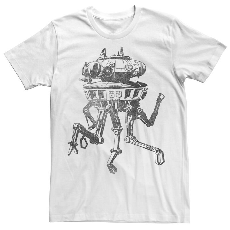 スター ウォーズ レディース トップス Tシャツ グラフィック Men'star Wars Imperial Viper Probe Droid Graphic Tee White ホワイト｜ReVida 店