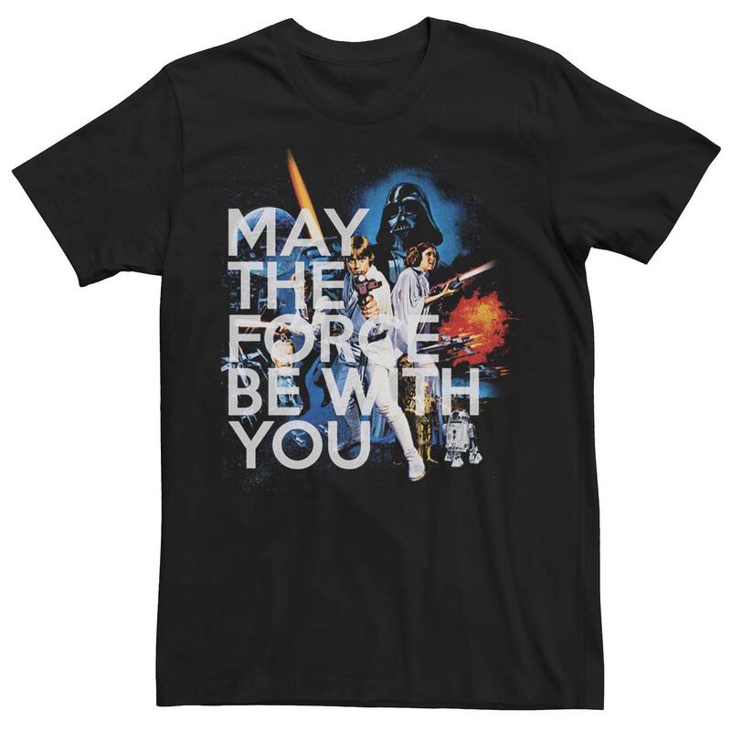 スター ウォーズ レディース トップス Tシャツ Mentar Wars May The Force Be With You Tee Black ブラック