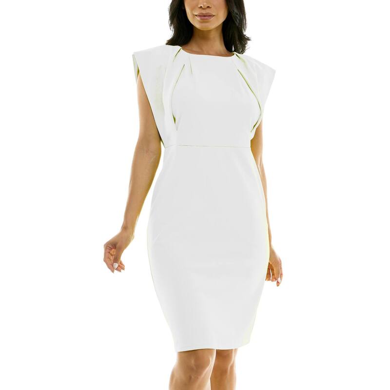 ニナレオナルド レディース トップス 衣装 Women\u0027s Nina Leonard Sheath Dress White 白いこと
