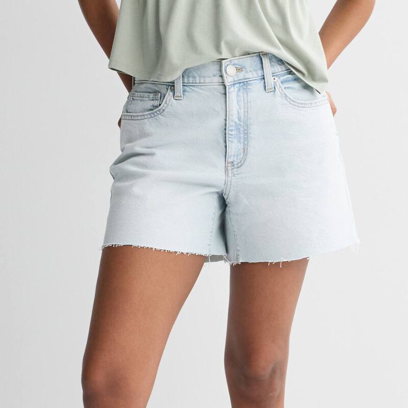 エスオー レディース ボトムス ハーフパンツ・ショーツ ミディ ショートパンツ Juniors SO Curvy Mid Rise Relaxed Midi Shorts Light Acidestructed