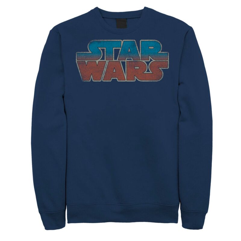 アニメ文字記号 レディース トップス プルオーバー フリース グラフィック Licensed Character Men\u0027star Wars Graphic Fleece Pullover Navy Sw 米国海軍