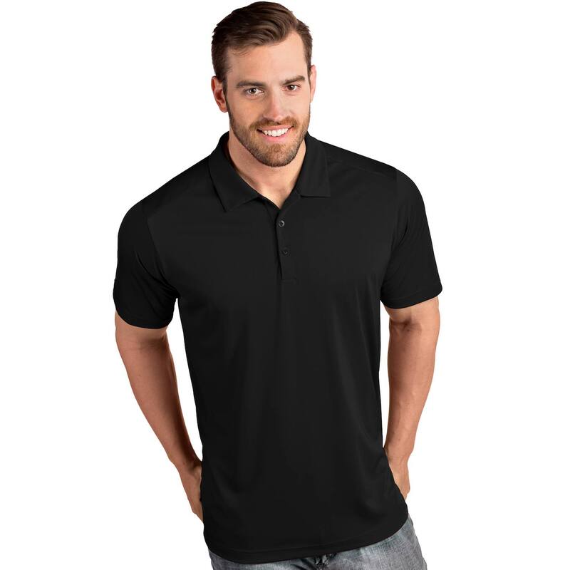 アンティグア レディース トップス Tシャツ ポロシャツ Men's Antigua Tribute Polo Black ブラック｜ReVida 店