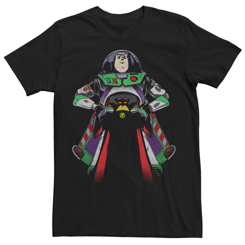 ディズニー ピクサー レディース トップス Tシャツ Disney / Pixar Toy Story Buzz Lightyear \u0026 Zurg Men Tee Black ブラック