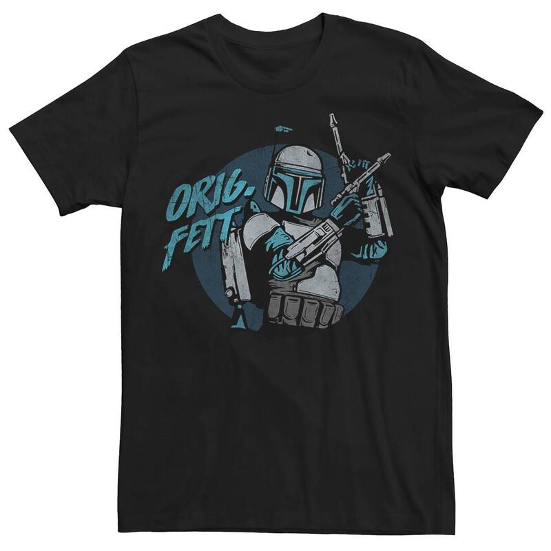 アニメキャラクター レディース トップス Tシャツ LICENSED CHARACTER Mentar Wars Original Fettee Black ブラック