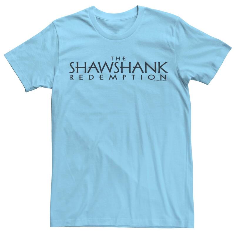 アニメキャラクター レディース トップス Tシャツ グラフィック Licensed Character Men WB The 100 The Shawshank Redemption Title Graphic Tee Light Blue ブルー