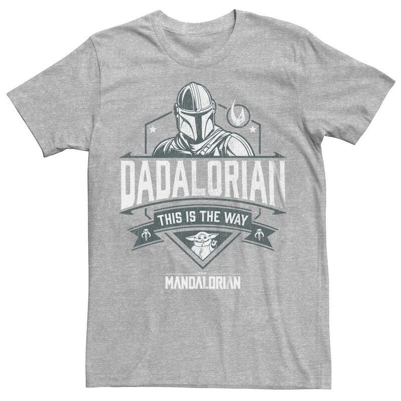 スター ウォーズ レディース トップス Tシャツ グラフィック Mentar Wars The Mandalorian The Dadalorian Way Graphic Tee Athletic Heather ヘザー