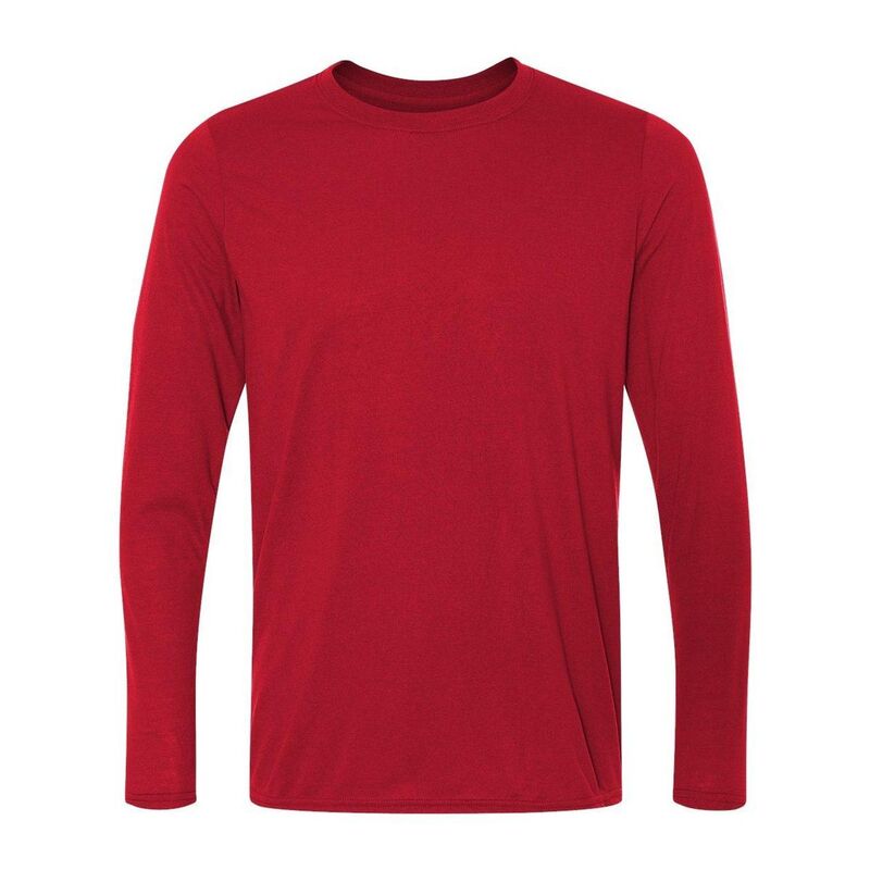 ギルダン レディース トップス Tシャツ Gildan Performance Long Sleeve T-Shirt Red レッド｜ReVida 店 7,336円