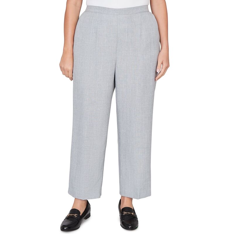 アルフレッド ダナー レディース ボトムス カジュアルパンツ プラスサイズ Plusize Alfredunner Tailored Flat Front Slant Pocket Short Length Pants Pearl パール｜ReVida 店