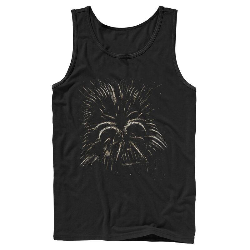 スター ウォーズ レディース トップス Tシャツ Mentar Wars Darth Vader Shaped Fireworks Tank Top Black ブラック