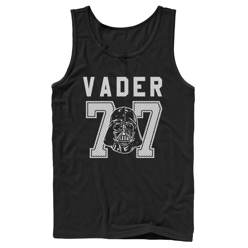 スター ウォーズ レディース トップス Tシャツ ジャージー Mentar Wars Vader Jersey 77 Tank Top Black ブラック