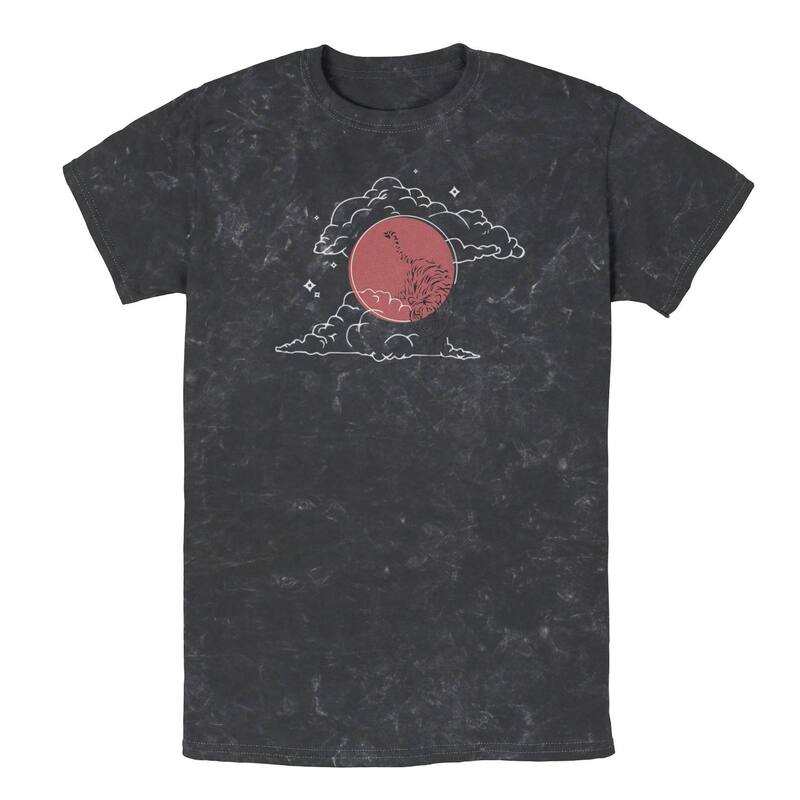 アニメキャラクター レディース トップス Tシャツ Licensed Character Men New Years Tiger in the clouds Tee Black ブラック