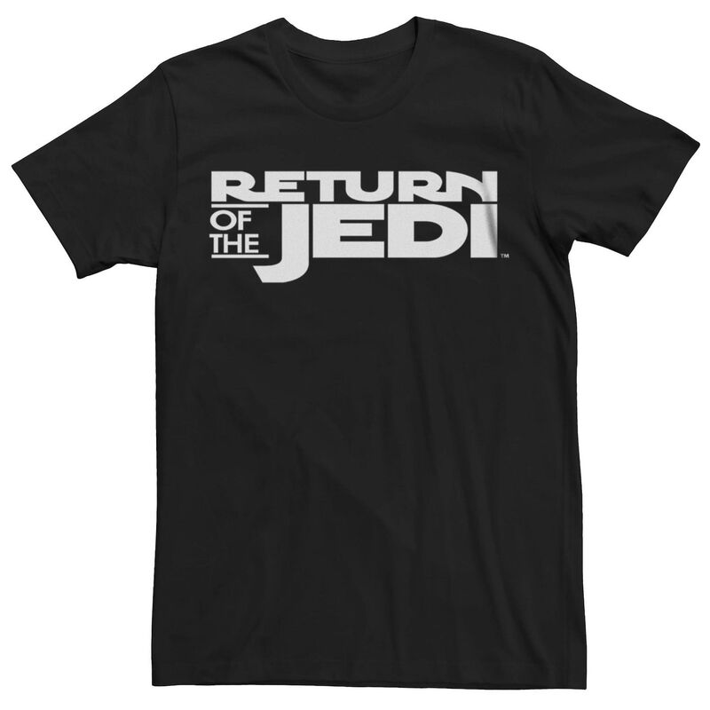 アニメキャラクター レディース トップス Tシャツ Licensed Character Mentar Wars The Return Of The Jedi Typography Tee Black ブラック