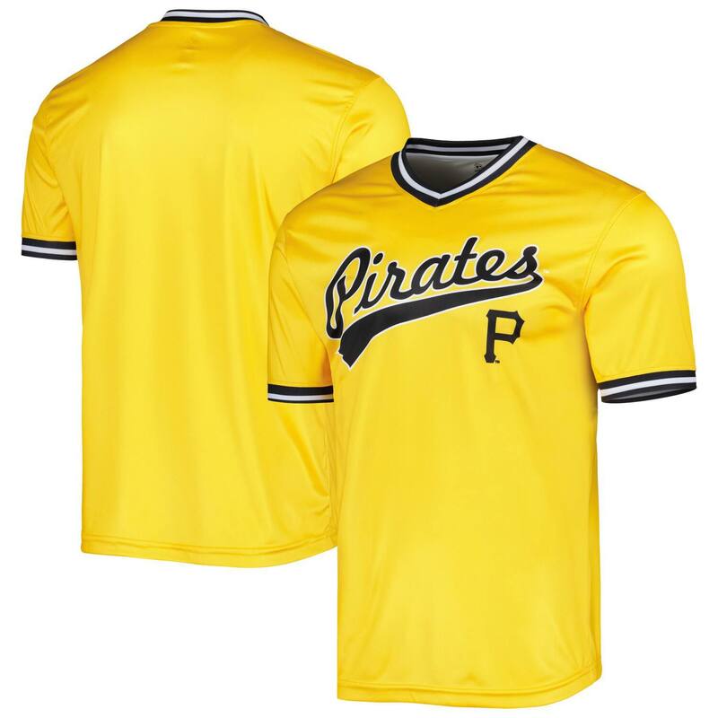 スティッチーズ レディース トップス プルオーバー プルオーバー Men\u0027stitches Yellow Pittsburgh Pirates Cooperstown Collection Team Jersey Pir Gold ゴールド