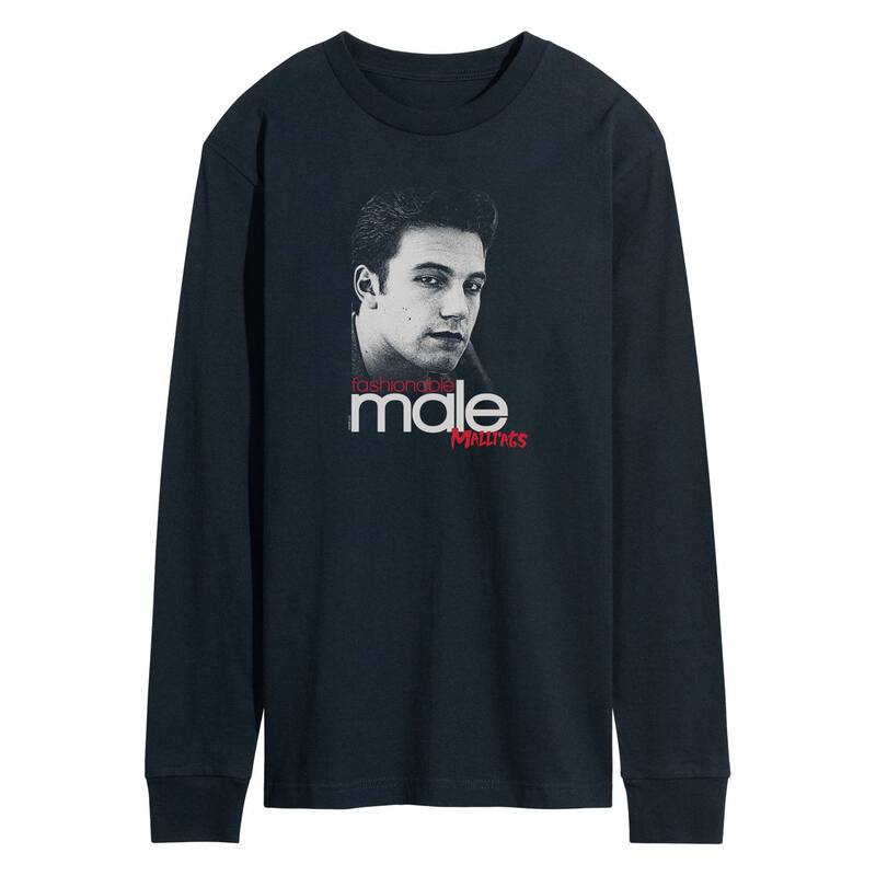アニメ人となり レディース トップス ティーシャツ グラフィック Licensed Character Men\u0027s Mall Rats Fashionable Male Long Sleeve Graphic Tee Navy 米国海軍 トップス-レディースファッション-Tシャツ・カットソー