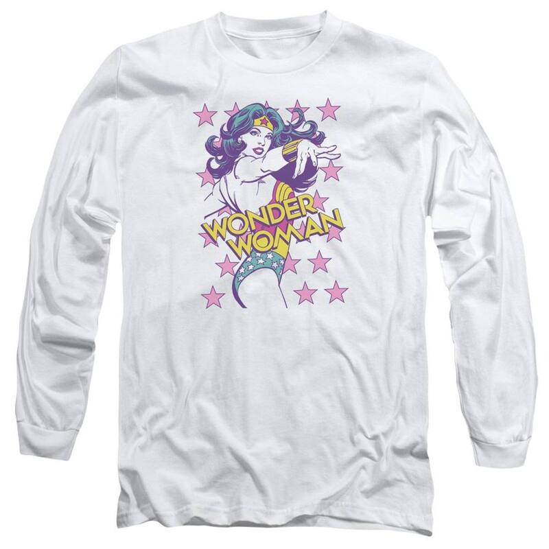 アニメ文字記号 レディース トップス ティーシャツ Licensed Character Dcomics Valiant Long Sleeve Adult-shirt White 白いこと トップス-レディースファッション-Tシャツ・カットソー