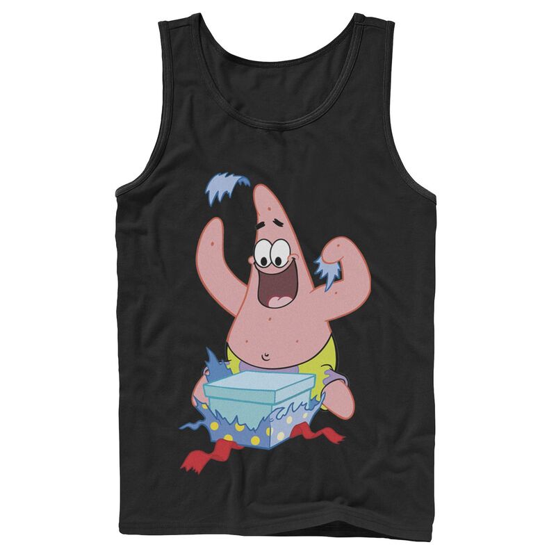 ニコロデオン レディース トップス Tシャツ パンツ Men's Nickelodeon SpongeBob SquarePants Patrick Star Holiday Tank Top Black ブラック｜ReVida 店
