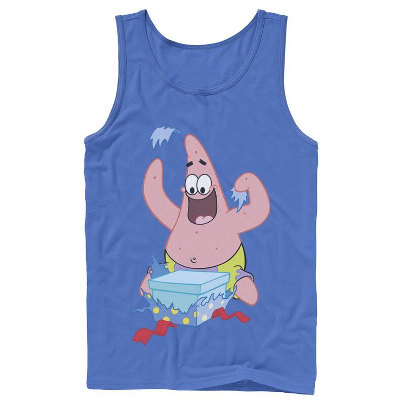 ニコロデオン レディース トップス Tシャツ パンツ Men's Nickelodeon SpongeBob SquarePants Patrick Star Holiday Tank Top Royal｜ReVida 店
