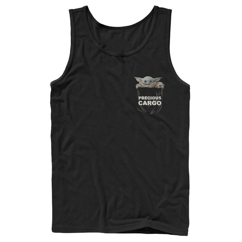 スター ウォーズ レディース トップス Tシャツ Mentar Wars The Mandalorian The Child Precious Cargo Pocketank Top Black ブラック