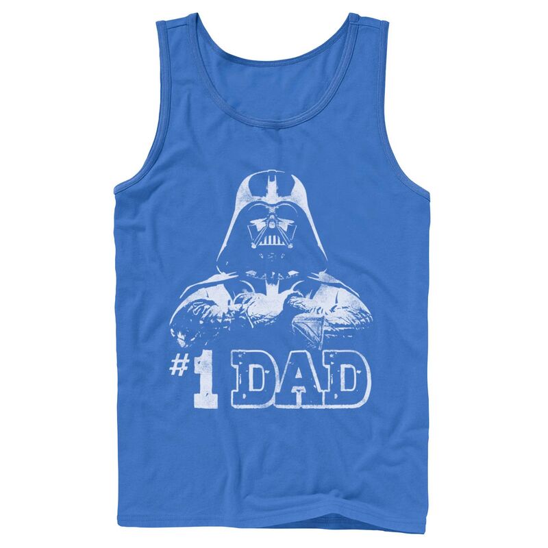 スター ウォーズ レディース トップス Tシャツ ヴィンテージ Mentar Wars Vader #1 Dad Vintage Father Day Tank Top Royal