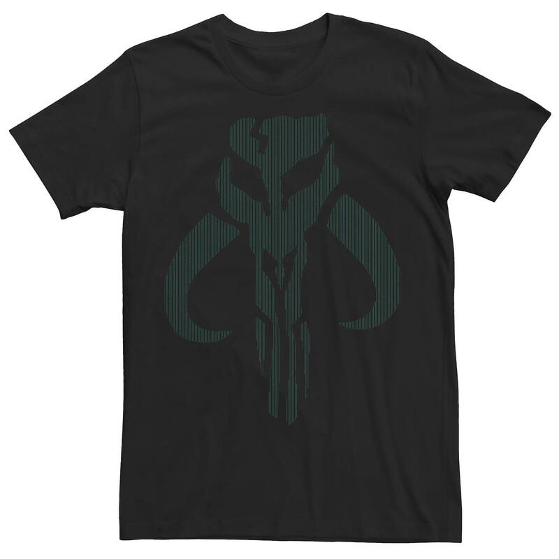 スター ウォーズ レディース トップス Tシャツ ロゴ Men'star Wars: The Mandalorian Striped Logo Tee Black ブラック｜ReVida 店