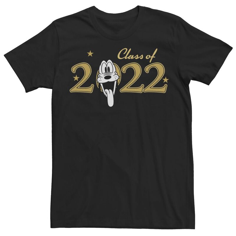 ディズニー レディース トップス Tシャツ Disney Mickey Classic Pluto Face Class Of 2022 Men Tee Black ブラック