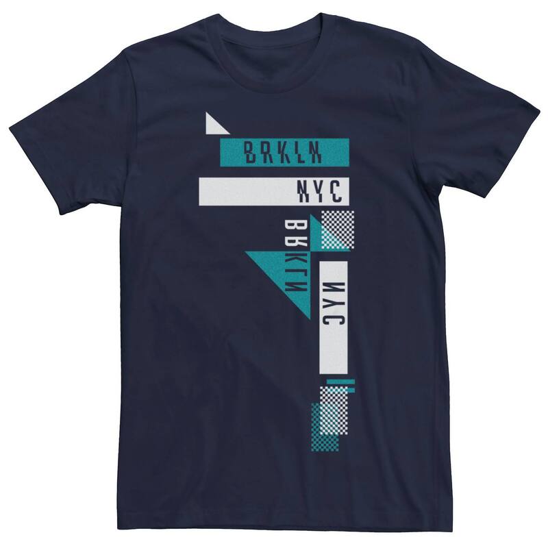 アンブランデッド レディース トップス Tシャツ グラフィック Unbranded Men Brooklynew York City Graphic Tee Navy ネイビー