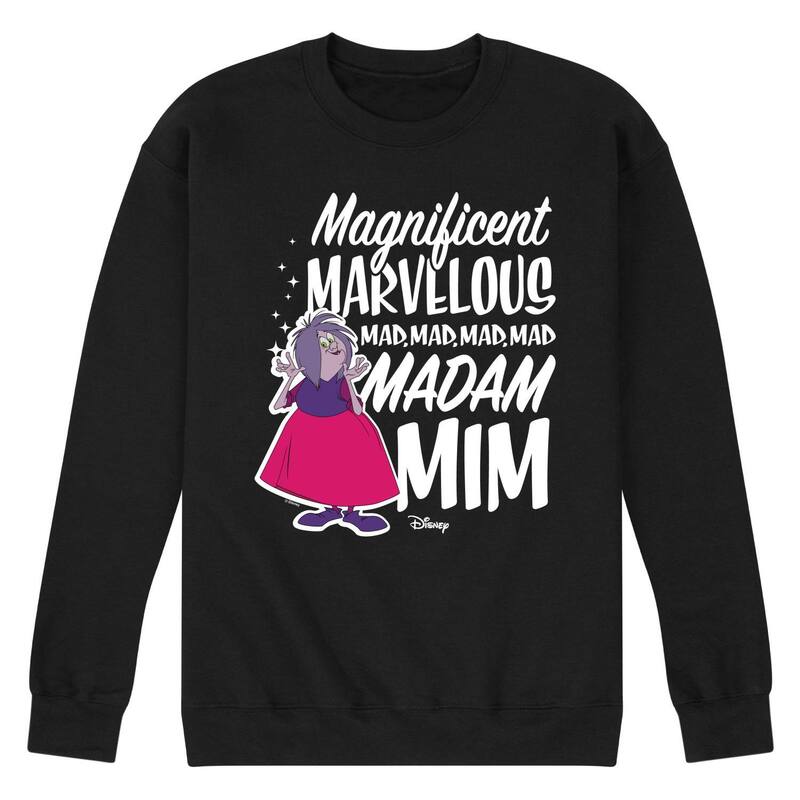 ウォルトディズニー レディース トップス プルオーバー 汗水 フリース Disney\u0027sword インチ the Stone Madamin Men\u0027s Magnificent Fleece Sweatshirt Black 黒いこと