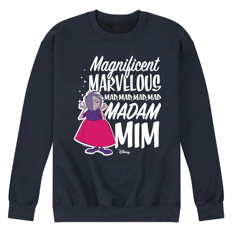ウォルトディズニー レディース トップス プルオーバー 汗水 フリース Disney\u0027sword インチ the Stone Madamin Men\u0027s Magnificent Fleece Sweatshirt Navy 米国海軍