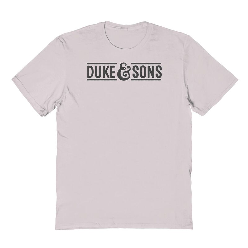 アニメキャラクター レディース トップス Tシャツ ロゴ グラフィック Licensed Character Men Duke \u0026 Sons Duke Sons Logo Graphic Tee Ice Grey グレー