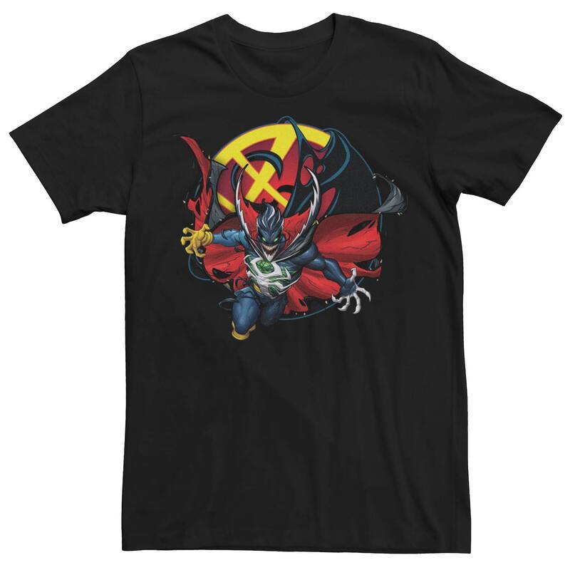アニメキャラクター レディース トップス Tシャツ ロゴ Licensed Character Men Marvel Doctor Strange Venomashuportrait Logo Tee Black ブラック