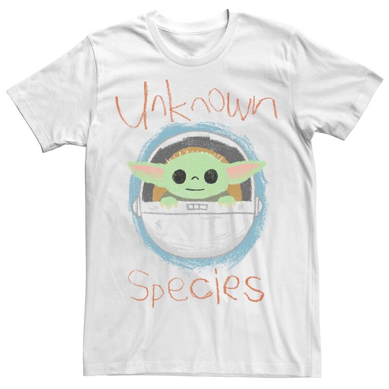 スター ウォーズ レディース トップス Tシャツ Mentar Wars The Mandalorian The Child Unknown Speciesketch Tee White ホワイト