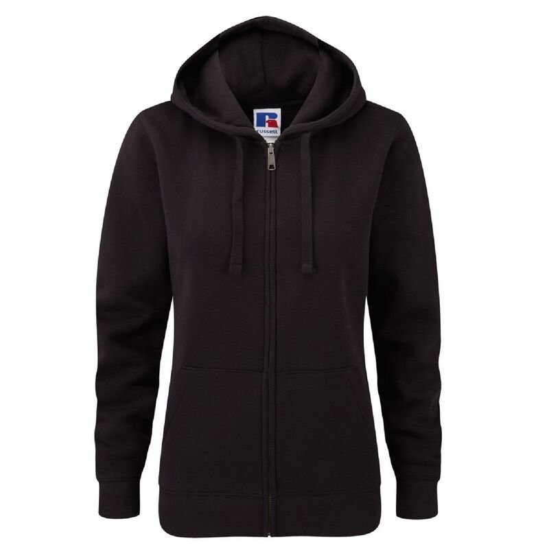 ラッセルアスレチック レディース トップス Tシャツ パーカー Russell Athletic Russelladies Premium Authentic Zipped Hoodie (3-Layer Fabric) Black ブラック|ReVida 店