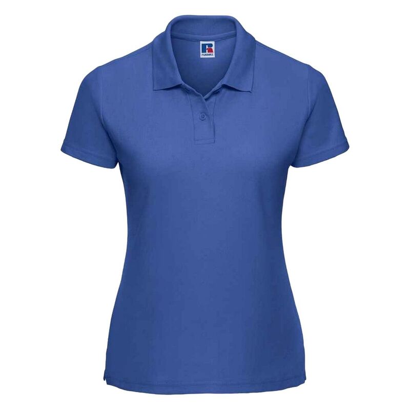 ラッセルアスレチック レディース トップス プルオーバー スポーツシャツ 綿織物 Russell Athletic Russell Womens/Ladies Polycotton Classic Polo Shirt Bright Royal Blue 青色