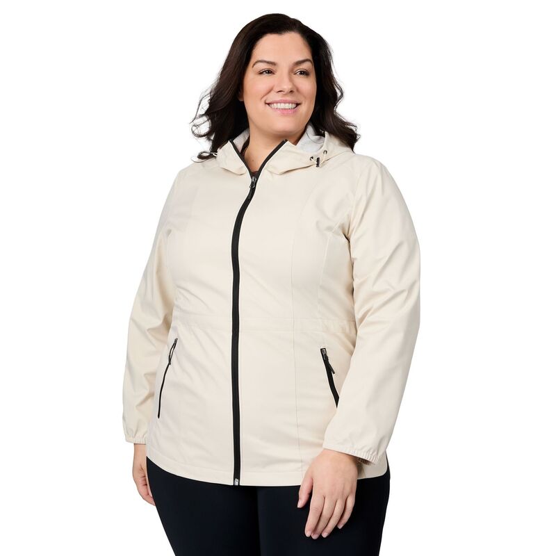 無償性 カントリー レディース アウター 上衣・上衣 つけ加える大きさ Free Country Women\u0027s Plusize X2O Anorak Rain Jacket Sandbar