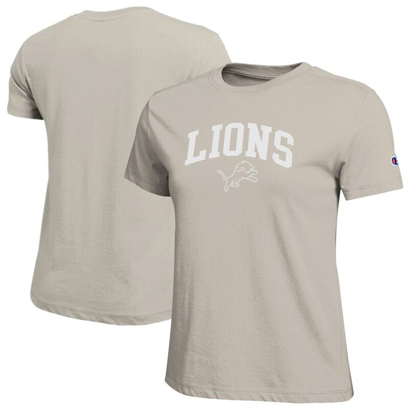 はやりっ児 レディース トップス ティーシャツ Women\u0027s Champion Light Brown Detroit Lions Cocoa Butter T-Shirt Lns Lt Bro 赤銅色 レディースファッション-Tシャツ・カットソー-トップス