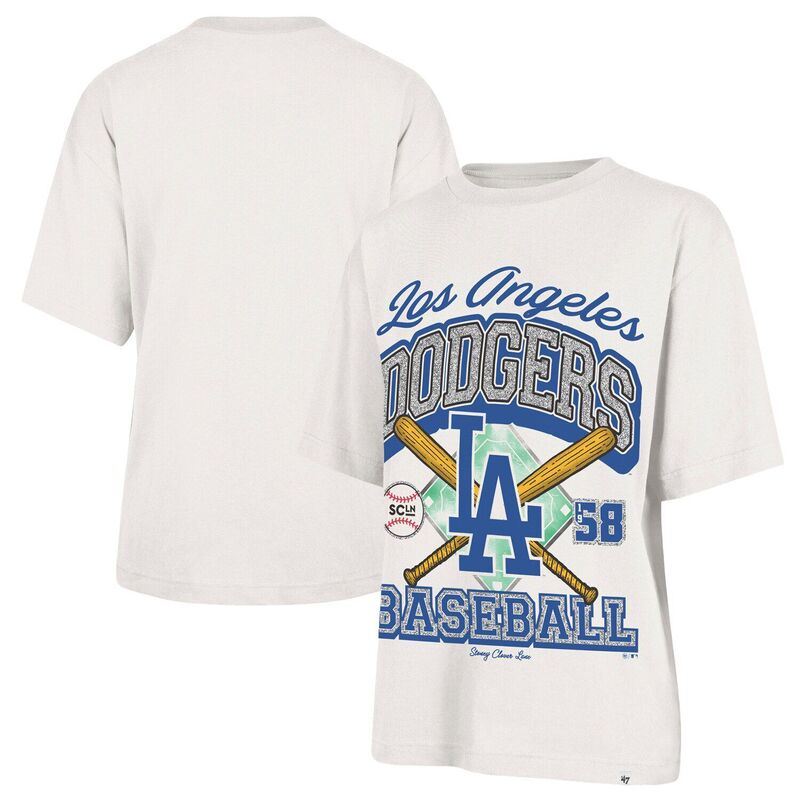 アンブランデッド レディース トップス プルオーバー Unbranded Women\u0027s \u002747 x Stoney Clover Lane Sand Los Angeles Dodgers Crossover Base Foundation T-Shirt Lad Multi マルチ色つや