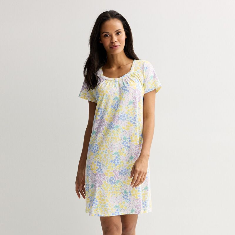 クロフト＆バロー レディース アンダー御召しもの ナイト爵御召しもの Women\u0027s Croft \u0026 Barrow Moms Day Gown Petal Parade