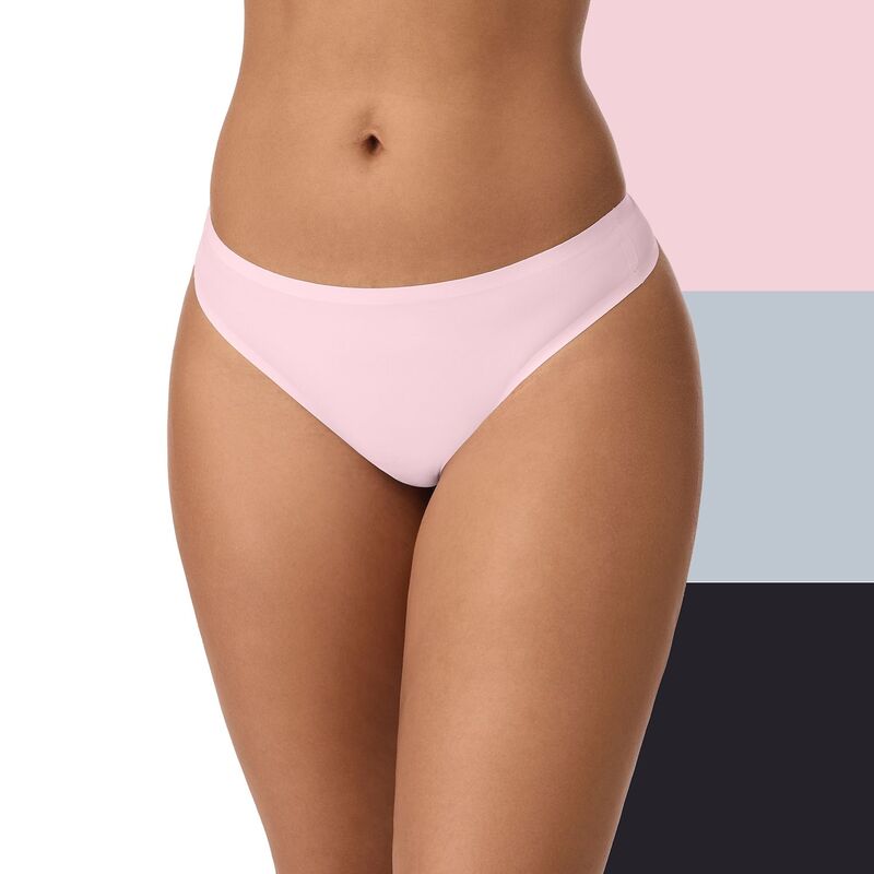 エスオー レディース アンダーお召しもの ズボン下 Juniors\u0027 SO Smoothong 3-pk. Underwear - SO60001P3 Black Grey Pink 黒いこと
