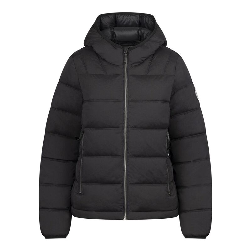 トレスパス レディース アウター ジャケット・ブルゾン フーデッドジャケット Trespass Womens/Ladies Rollins Hooded Jacket Black ブラック