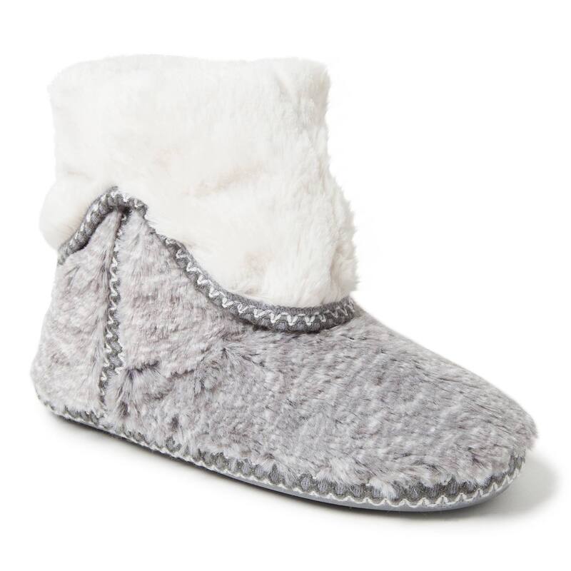 ディアフォームズ レディース シューズ サンダル ダウン Dearfoams Faux Fur Fold-Down Women'slippers Gray Frost グレー|ReVida 店